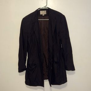 Vintage black blazer/ cover up..  Great condition just wrinkly.